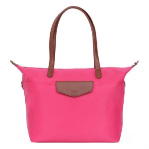 Hexagona Sac cabas porté épaule - A4 - Fuchsia - Pop en nylon