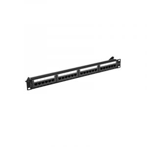 Image de Lanberg PPUA-1024-B Patch Panel Cat6a U/UTP Noir ABS M&eacute;tal 1U