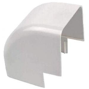Eid Coude 90&deg; angle ext&eacute;rieur blanc pour goulotte 80x60 mm -