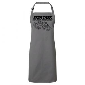 Fabulous Tablier Cuisine Premium Gris Star Trek - Falcon Millenium