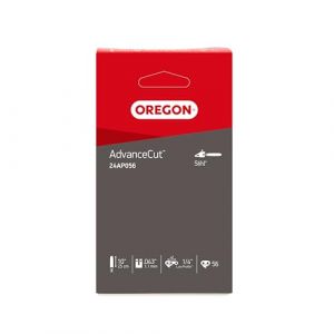 Oregon 24AP - Chaîne de Tronçonneuse pour Guide-Chaîne 25 cm, Pas 1/4" Low Profile, Jauge 1,1 mm & 56 Maillons d'Entraînement, Faible Rebond, Gouges Demi-Ronde, Compatible avec Stihl