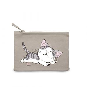 Image de Abystyle CHI Trousse &agrave; maquillage Grise"Chi allong&eacute;e