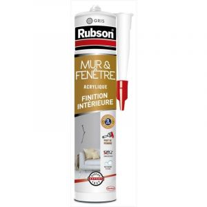 Image de Rubson Mastic d'étanchéité mur intérieur Finition 280 ml gris