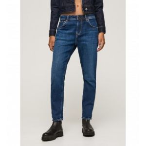 Pepe Jeans Jeans mom VIOLET - Couleur US 28,US 29,US 30,US 27,US 26,US 24,US 25,US 31,US 32,US 33 - Taille Bleu