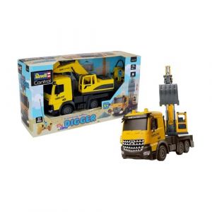 Revell Control I RC Truck Mercedes-Benz Arocs My Little Digger I Camion radiocommandé I Utilisation adaptée aux Enfants I pour Enfants à partir de 4 Ans I 10 km/h