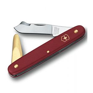Victorinox V39140 Lame Pointue et avec spatule greffoir Mixte Adulte, Rouge, 45 mm