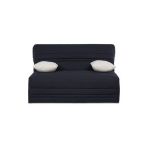 Image de Simmons Banquette-lit BZ140 Slyde MILLESIME Tissu Grison/Rustik écru