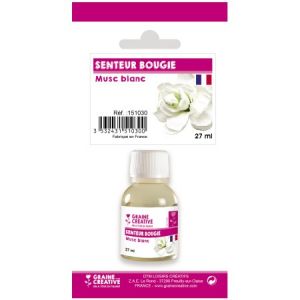 Image de Graine Créative Senteur pour bougie - Musc Blanc - 27 ml