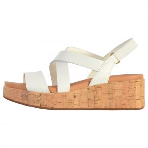 Image de Clarks Sandales KIMMEI CORK Blanc - Taille 36,37,38,39,40,41,42,35 1/2,37 1/2,41 1/2,39 1/2
