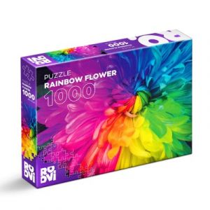 Dtoys Puzzle 1000 piÃ¨ces : Fleurs Arc En Ciel