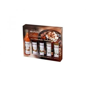 Monin Coffret de 5 mini sirops chocolat chaud 5x5cl