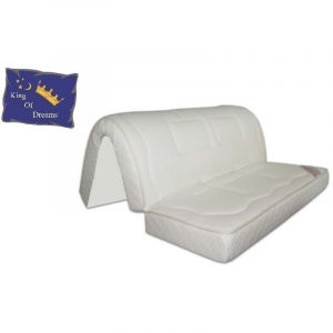 Matelas BZ 160x200 Mousse Poli Lattex Indéformable Tissu Strech très résistant Hauteur 15 cm Soutien Ferme + Protège Matelas OFFERT 160x200 TECHNO15 King of Dreams