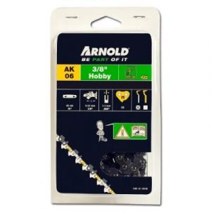 Arnold Chaîne 3/8" LP, 1,3mm, 56 Entr., avec element de securité, demi rond - 1191-X1-0016