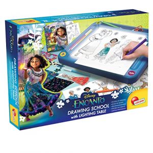 Lisciani - DISNEY ENCANTO - Tablette &agrave; Dessin Lumineuse - Pour Enfants D&egrave;s 4 Ans - D&eacute;veloppe la Cr&eacute;ativit&eacute; et l'Imagination - Multicolore
