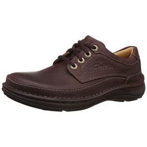 Image de Clarks Nature Three, Chaussures de ville homme, Marron