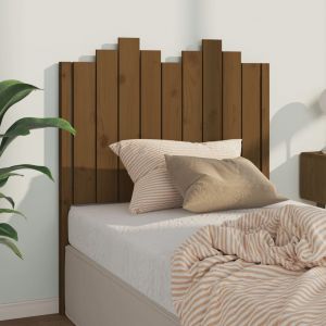 Image de VidaXL Tête de lit Marron miel 96x4x110 cm Bois massif de pin