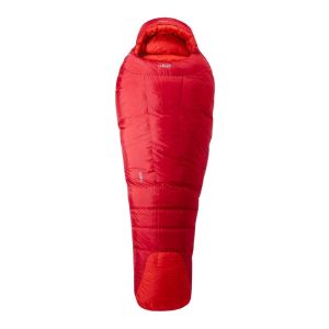 Rab Expedition 1400 Sac de couchage, rouge Left Zipper Sacs de couchage momie
