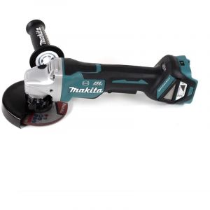 Makita DGA 517 RT1J Meuleuse d'angle sans fil 18V 125mm + 1x Batterie 5,0Ah + Chargeur + Coffret de transport Makpac 3