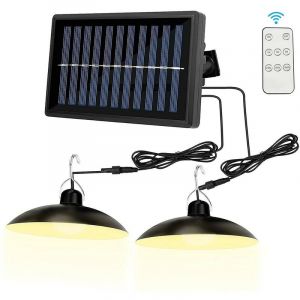 Mediawave Store - Lampes à suspension solaires intérieures et extérieures à panneaux solaires