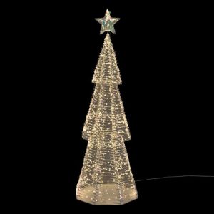 F&eacute;&eacute;rie Lights & Christmas - Sapin de No&euml;l lumineux d'ext&eacute;rieur 960 LED - H. 152 cm