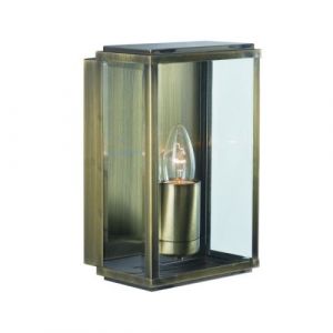 Image de Applique 1 ampoule Outdoor & Porch, en laiton antique et verre 02 SEARCHLIGHT