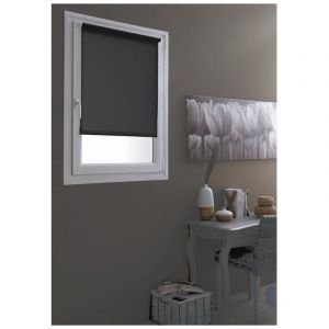 Mad&eacute;costore Store Enrouleur Occultant Sans percer - Chocolat - L71 x H190cm