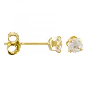Instant d'Or - Boucles d'oreilles Puces or jaune