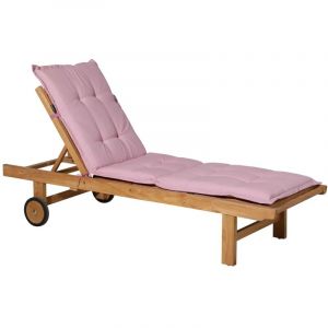 Image de Madison Coussin de chaise longue Panama 200x65 cm Rose p&acirc;le