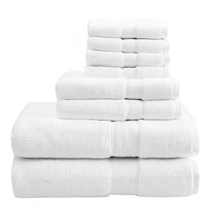 Image de 1 drap de bain 100x150 cm, ORPHEEBS, Blanc, Serviettes et Draps de Bain BLANC, Divers Dimensions, 660 GR/m&sup2;, 100% Coton peign&eacute; et Fils z&eacute;ro Twist Hotel Spa