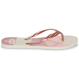Havaianas Tongs FANTASIA GLOSS Beige - Taille 41 / 42,33 / 34