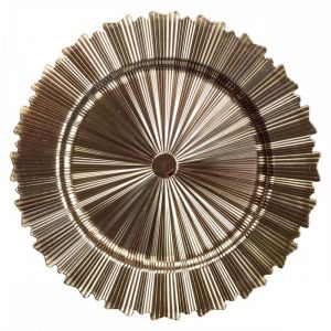 Dessous d'assiette filet doré brillant