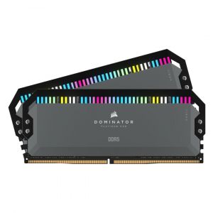 Image de Corsair Dominator Platinum RGB Black - 2 x 16 Go (32 Go) - DDR5 5600 MHz - CL36 - Ryzen Edition