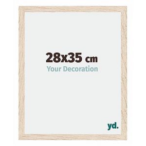 Yd. - Your Decoration - 28x35 cm - Cadres Photo en mdf Avec Verre acrylique - Anti-Reflet - Excellente Qualit&eacute; - Ch&ecirc;ne - Cadre Decoration Murale