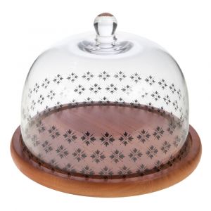 Amadeus Plat rond 22 cm avec cloche Olivia
