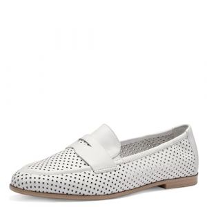 Tamaris Femme Damen 1-24210-42 Mocassins, Structure Blanche, 40 EU