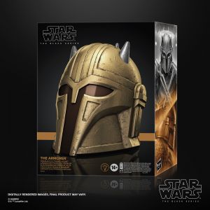 Star Wars The Black Series The Armorer, casque électronique premium, article de cosplay pour adulte