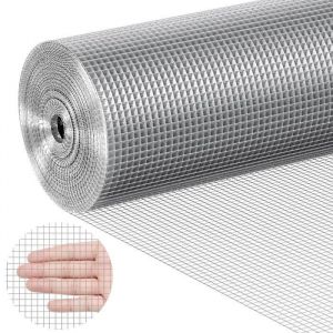 VEVOR SS141448100G Hardware Cloth Treillis métallique, Argent, 6,35 x 6,35 mm
