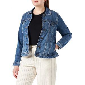 Tom Tailor 1016629 Blouson en Jean, 10110-Blue Denim, 54 Femme