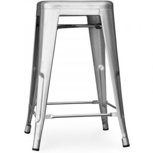 Tabouret de bar - Design industriel - 60cm - Nouvelle édition - Stylix Acier - Acier - Acier