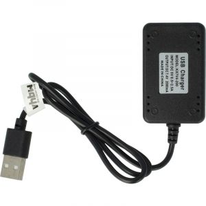 Vhbw Chargeur Usb Compatible Avec Wltoys A959-B, A979-B Batterie De Modélisme Rc Ou Pack D'accus - 55 Cm 7.4v, 2a