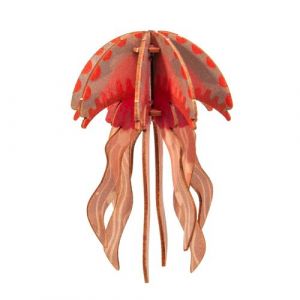Pirouette cacahouète Mini maquette méduse 3D en bois à monter