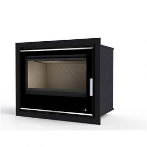 Termofoc INSERT, pack PORTIMAO-C-695-S, ventilation, cadre 4 côtés verre, 7.3Kw, rendement 77%