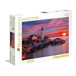 Clementoni Puzzle 500 pièces : Phare de Portland