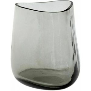 &tradition Vase Collect SC66 / H 16 cm - Verre soufflé bouche gris en verre