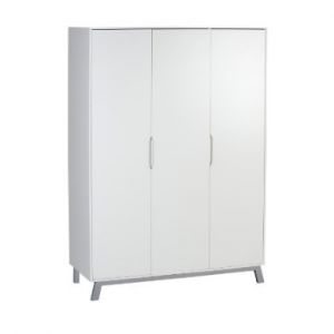 Image de Schardt Armoire enfant 3 portes Florence blanc