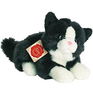 Hermann Teddy Collection - 906896 - Peluche - Chat Mensonge - 20 cm - Noir/Blanc