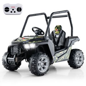 Véhicule Buggy - Coast - 24V avec télécommande - lumières LED - camouflage