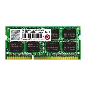 Transcend TS1GSK64W6H - Barrette m&eacute;moire 8 Go DDR3L 1600 SO-DIMM CL11 2Rx8