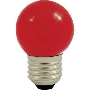 Image de LightMe Ampoule LED LM85254 230 V E27 1 W rouge en forme de goutte (Ø x L) 45 mm x 70 mm 1 pc(s)