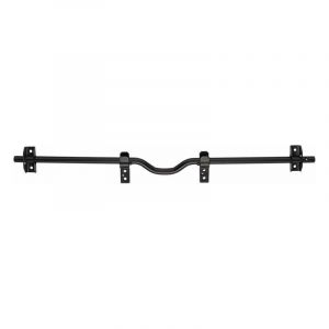 THIRARD Barre anti-effraction pour volet - Entraxe : 170 mm - Diamètre : 18 mm - Longueur : 800 mm - Décor : Zingué noir - THIRA